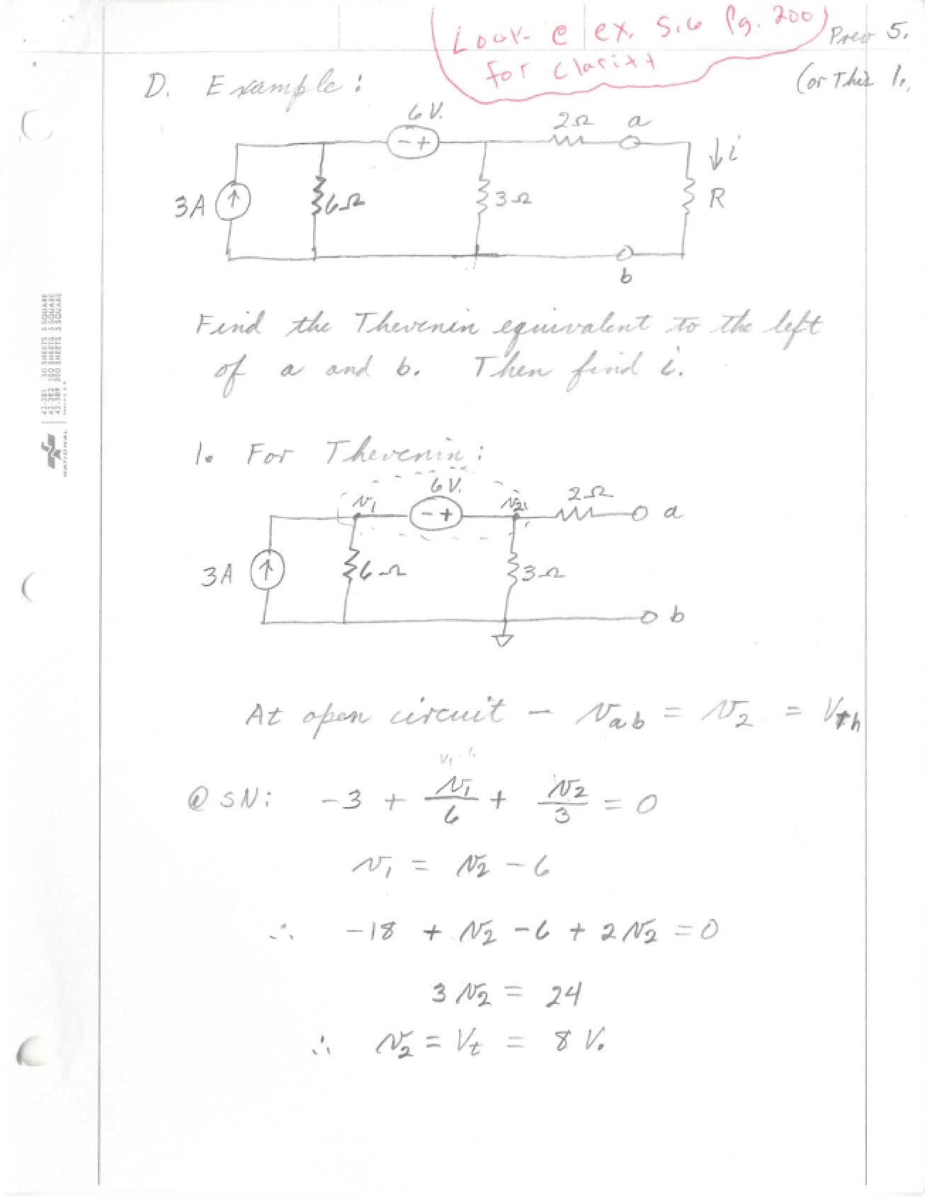 Notes on Circuit Theory