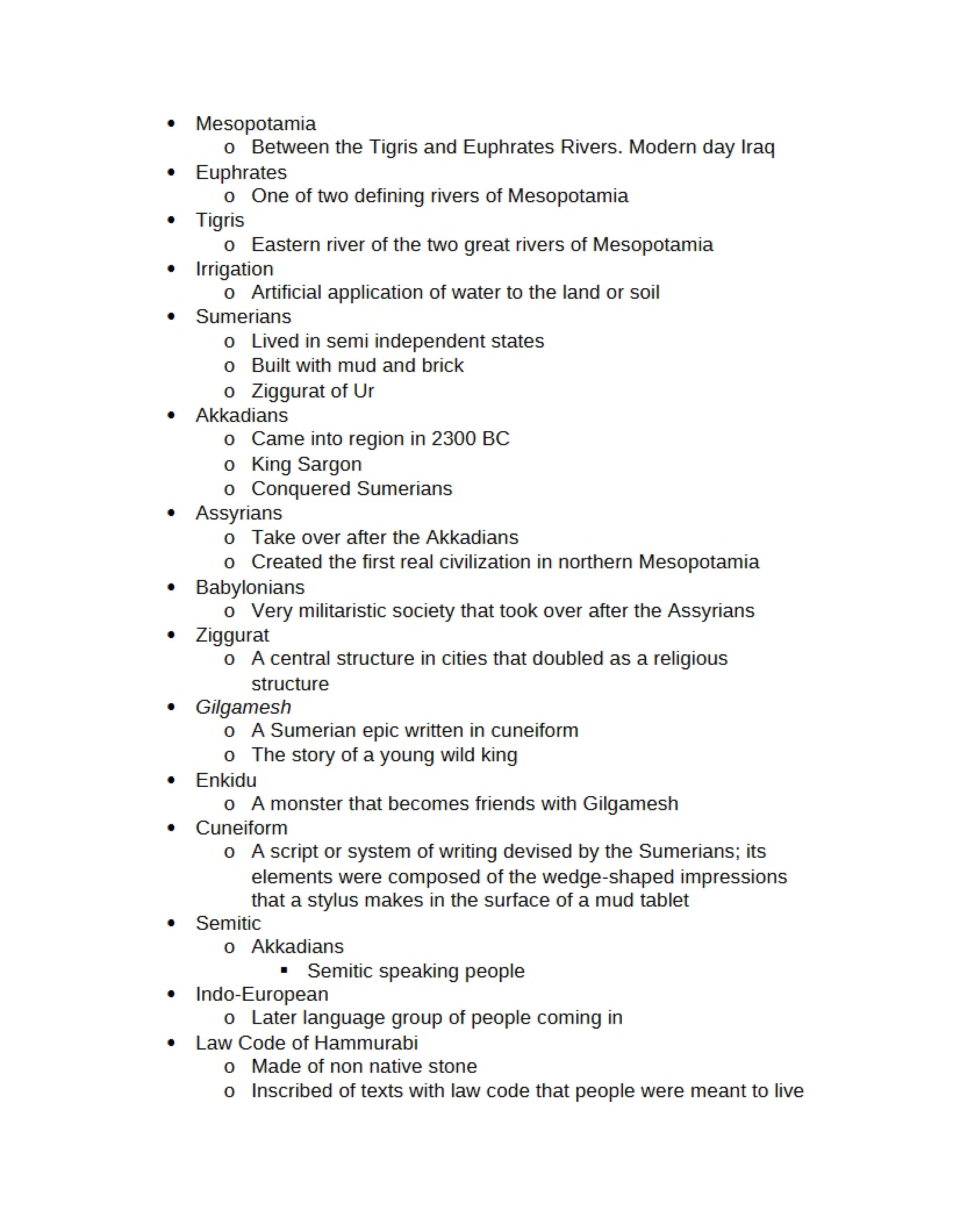 Lecture Notes Session 1