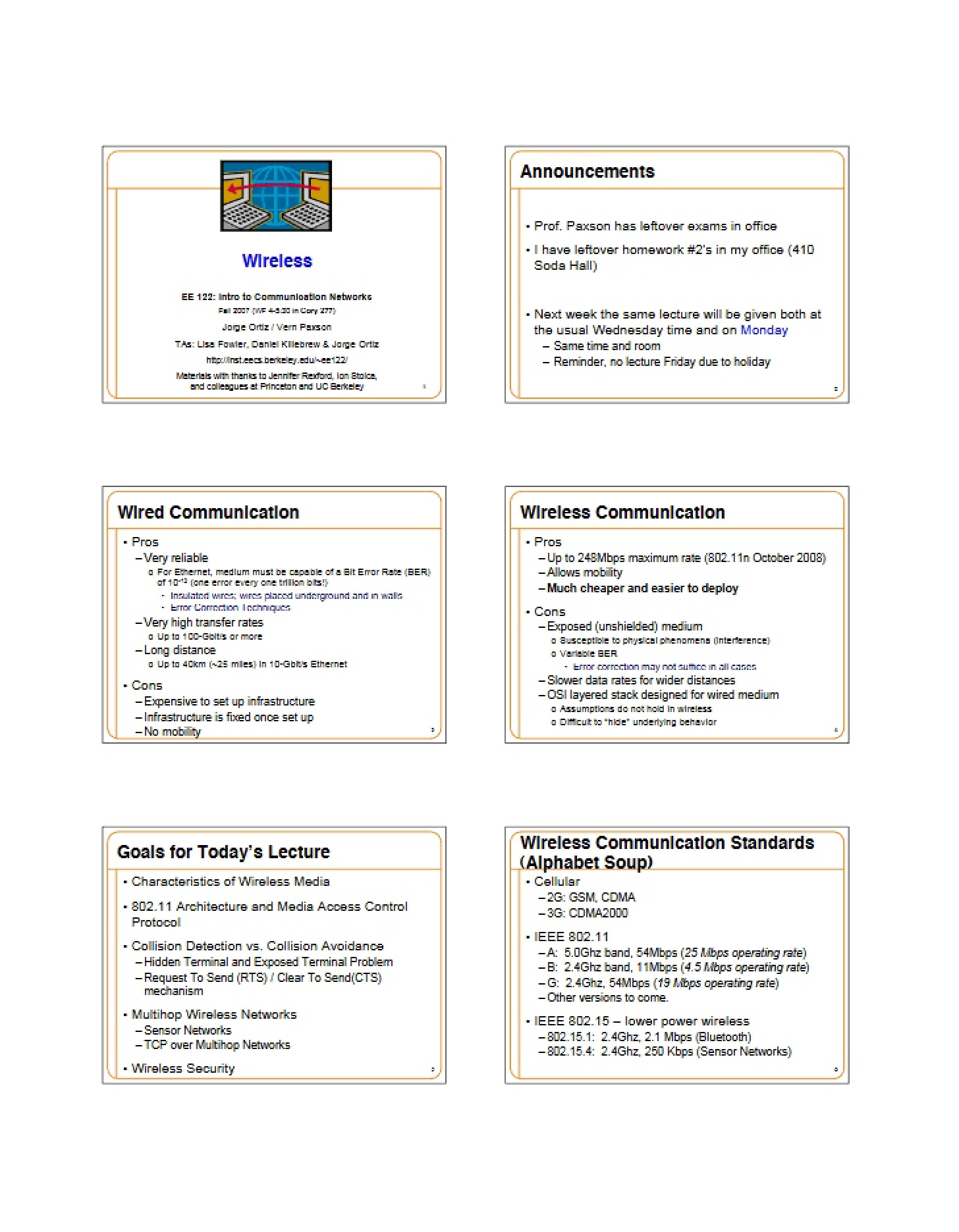 Wireless Systems
