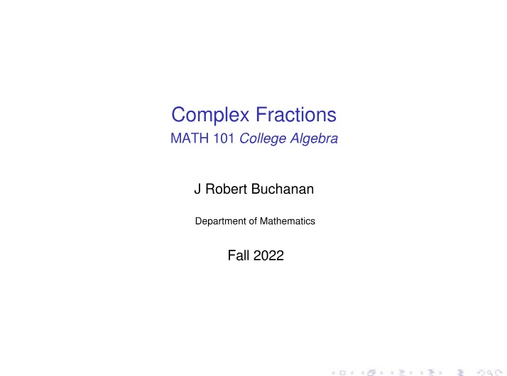 Complex Fractions - Examples, Steps, and Methods