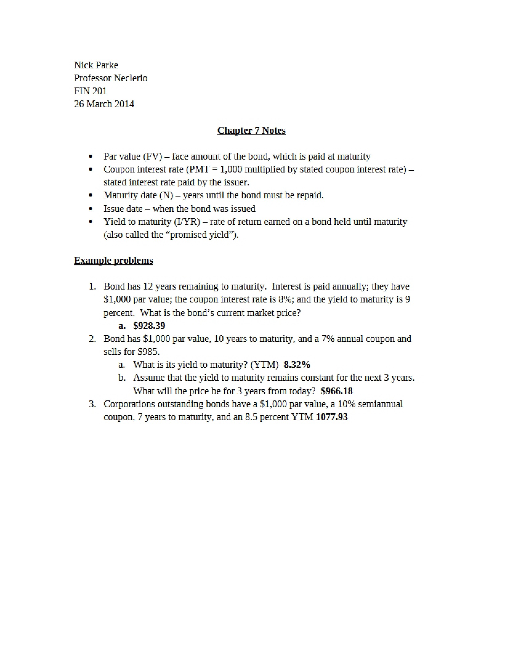 Chapter Seven Overview
