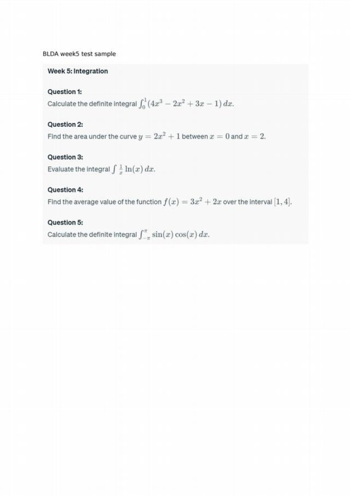 Integration - Definite Integrals and Area under Curves