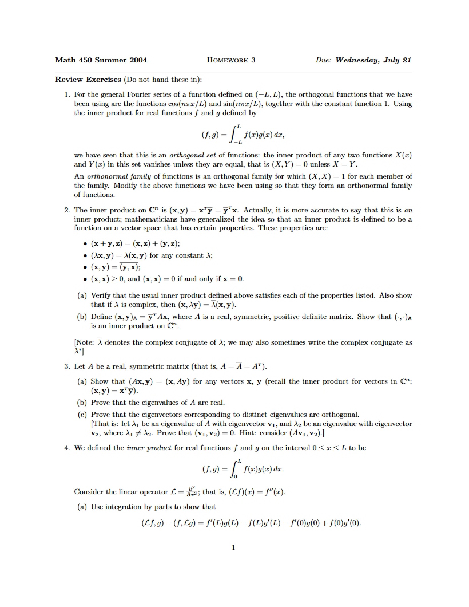Third Homework