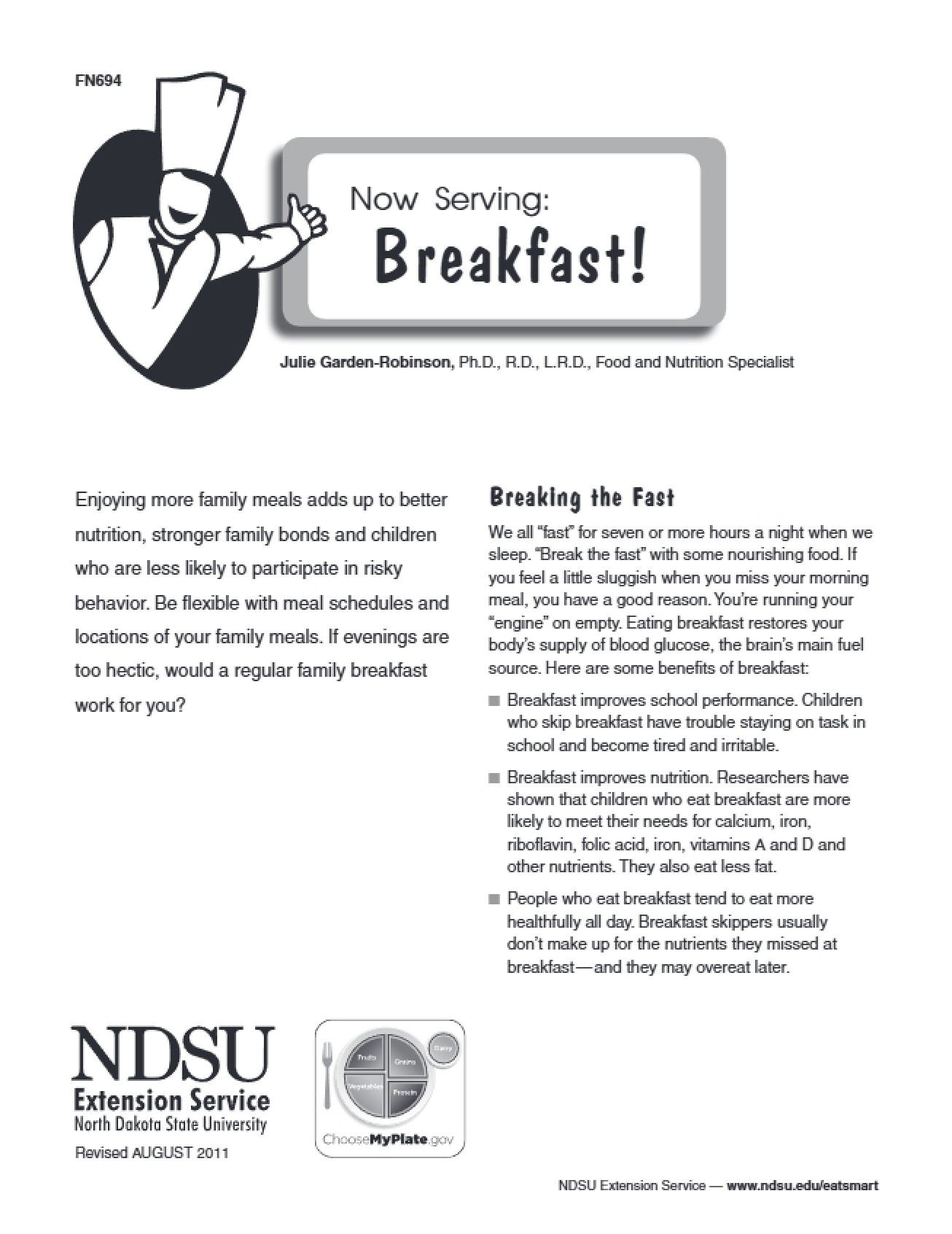 Breakfast Chemistry