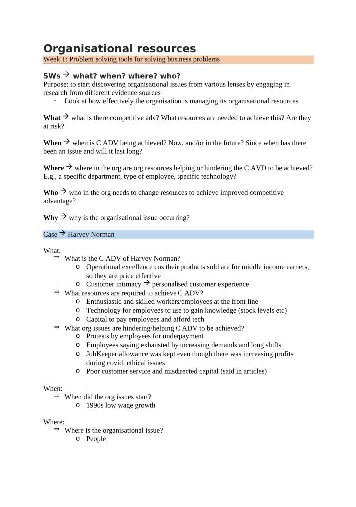 Notes for COMM 1170