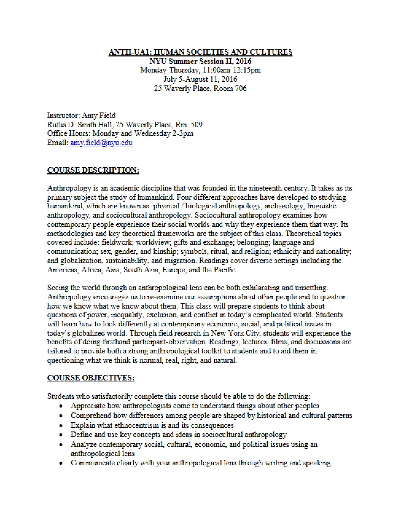 Syllabus