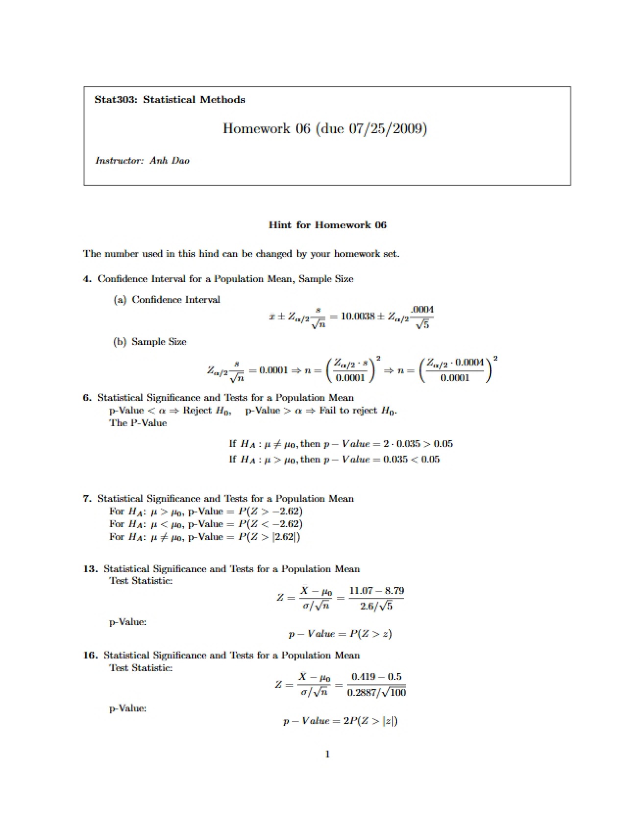 Homework