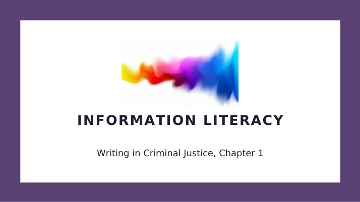 Notes on Information Literacy
