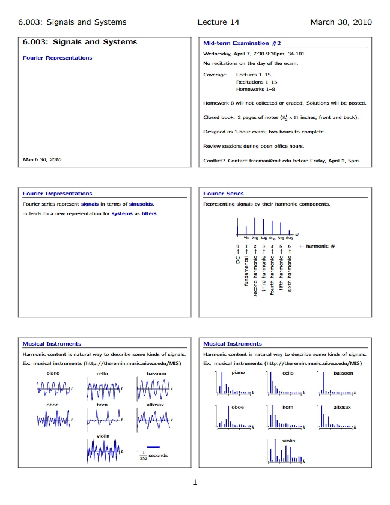 Systems and Signals