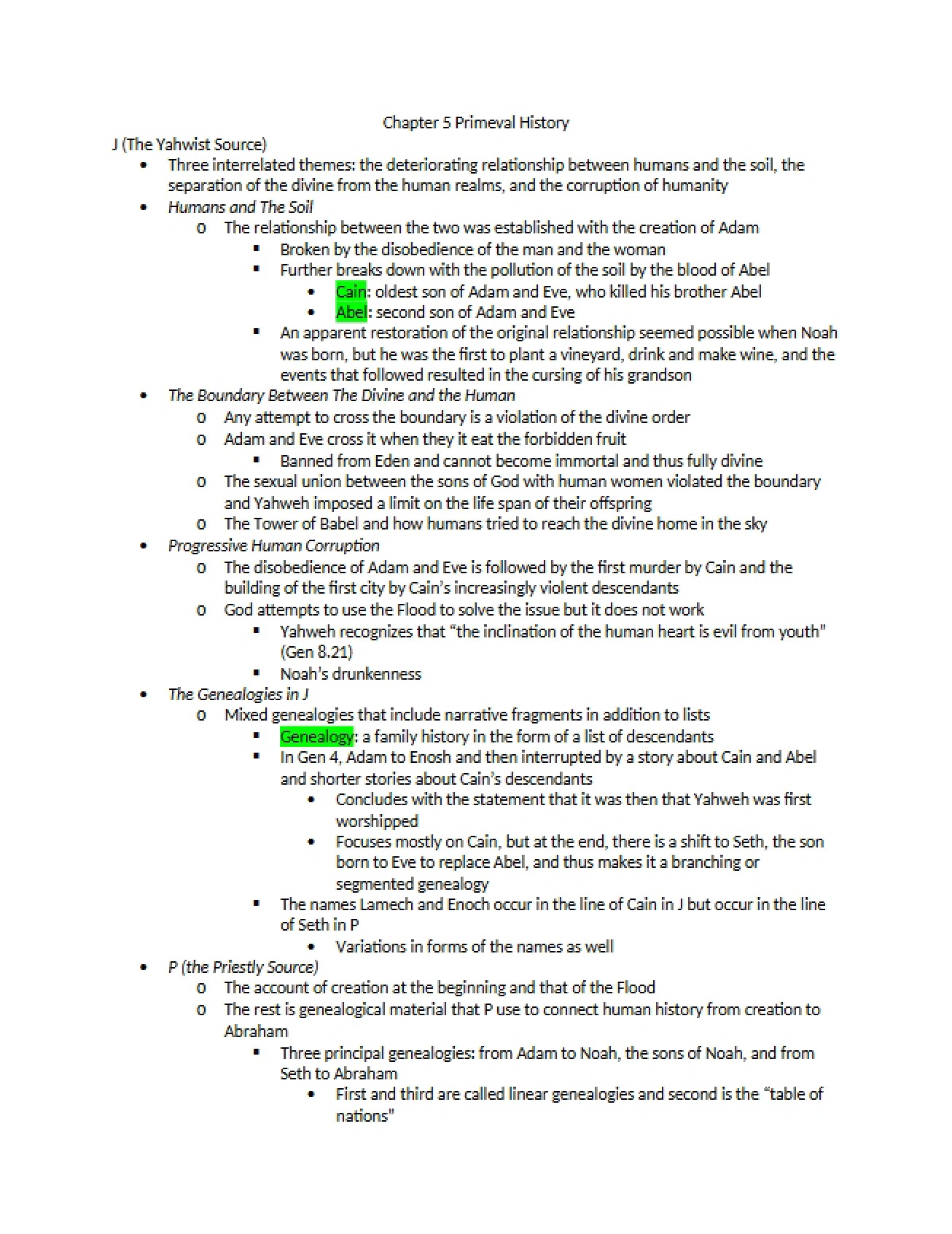 History of Primeval Times - Chapter 5