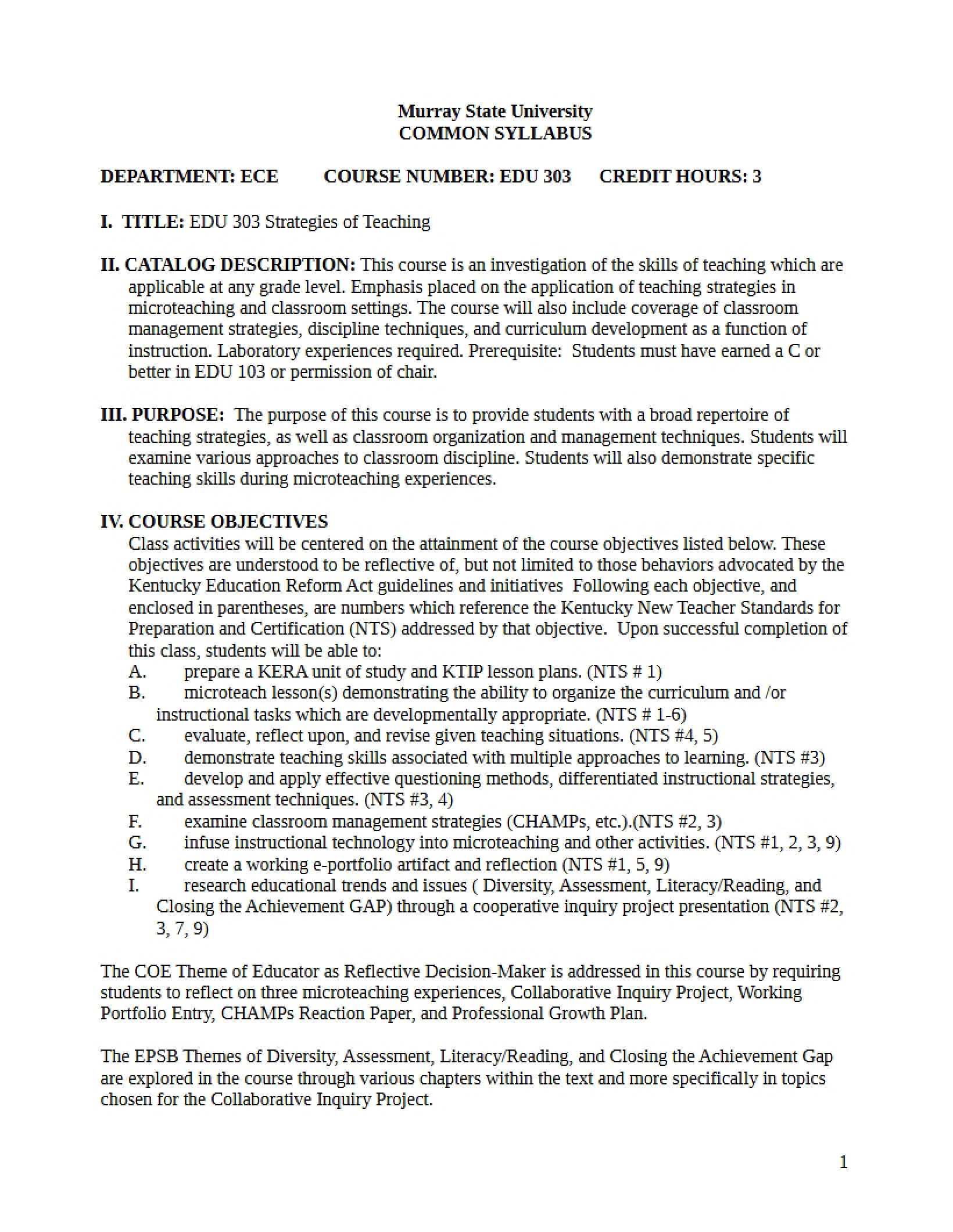 Syllabus