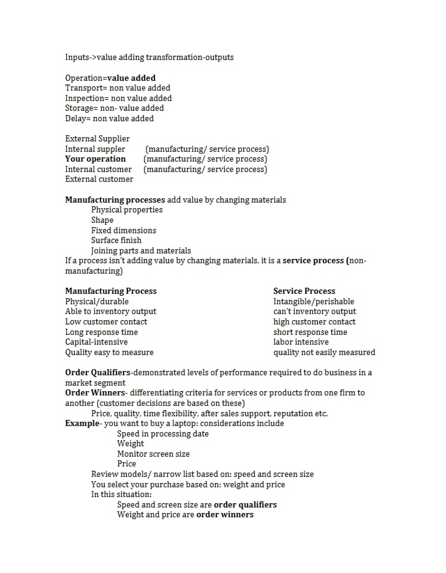 Study Guide for MGSC