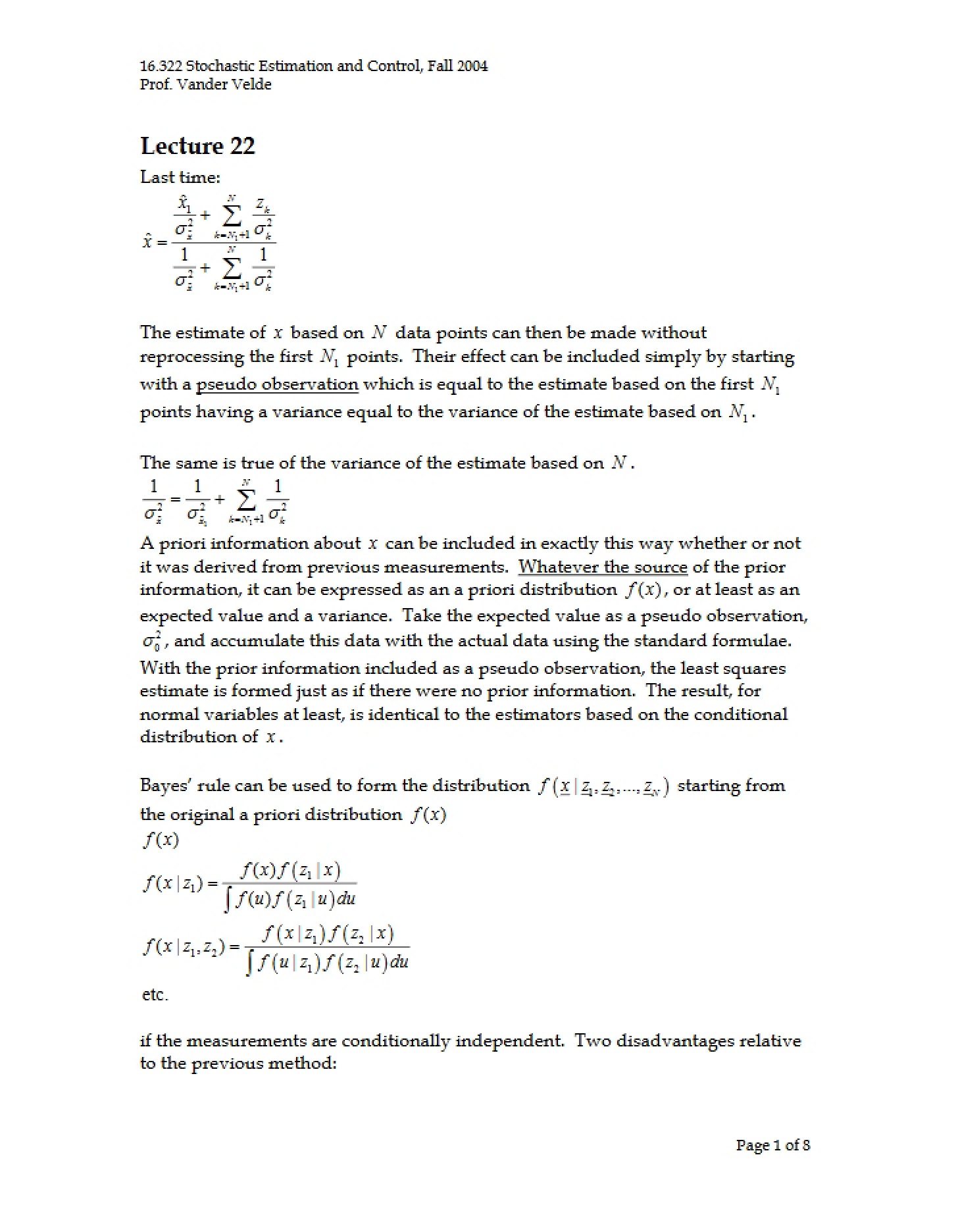 Class Presentation Notes