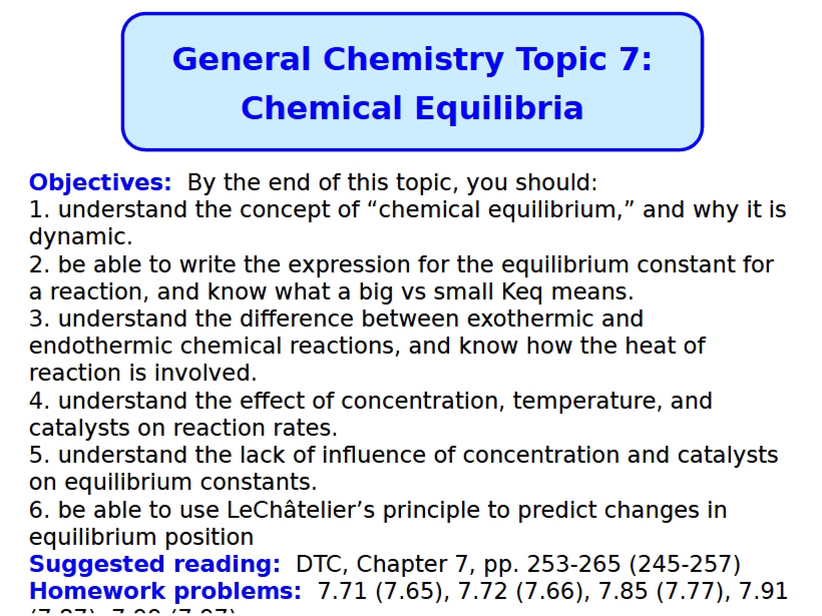 Topic Seven