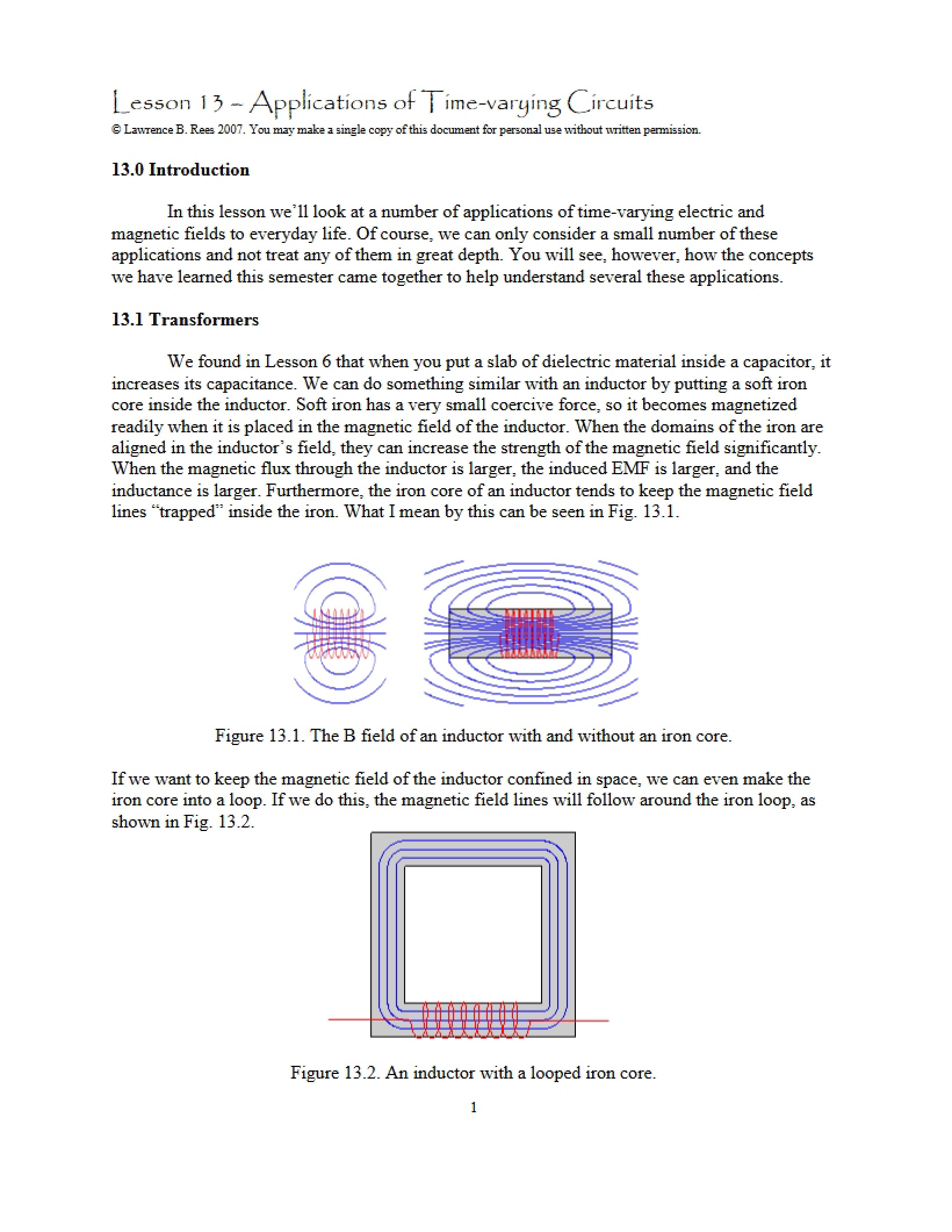 Time-Varying Circuits Applications