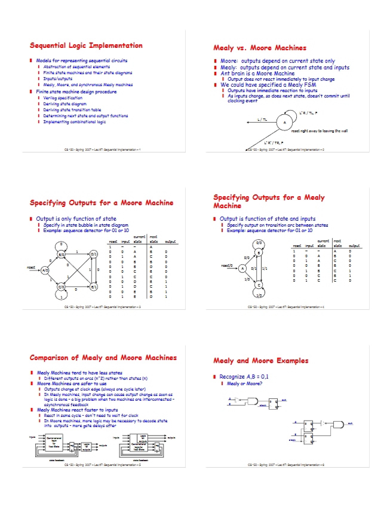 Sequential Logic Design