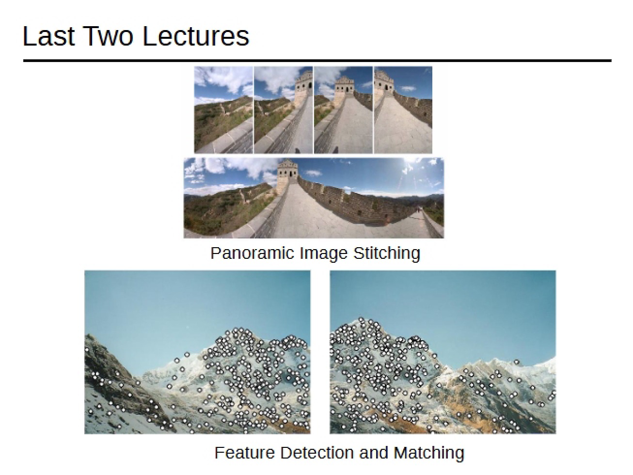 Computer Vision Class Notes