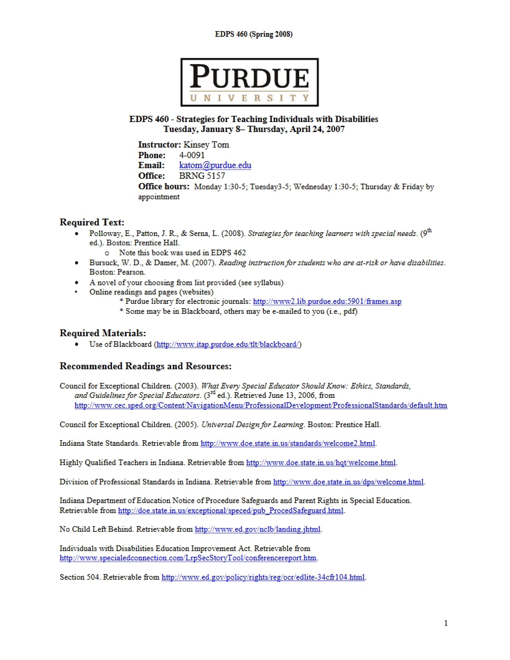 Syllabus - EDPS 46000