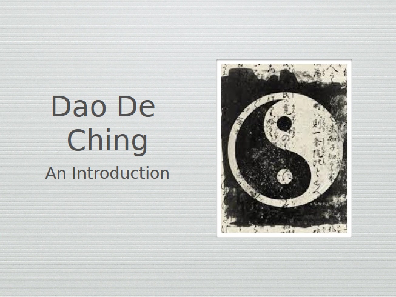Dao De Ching