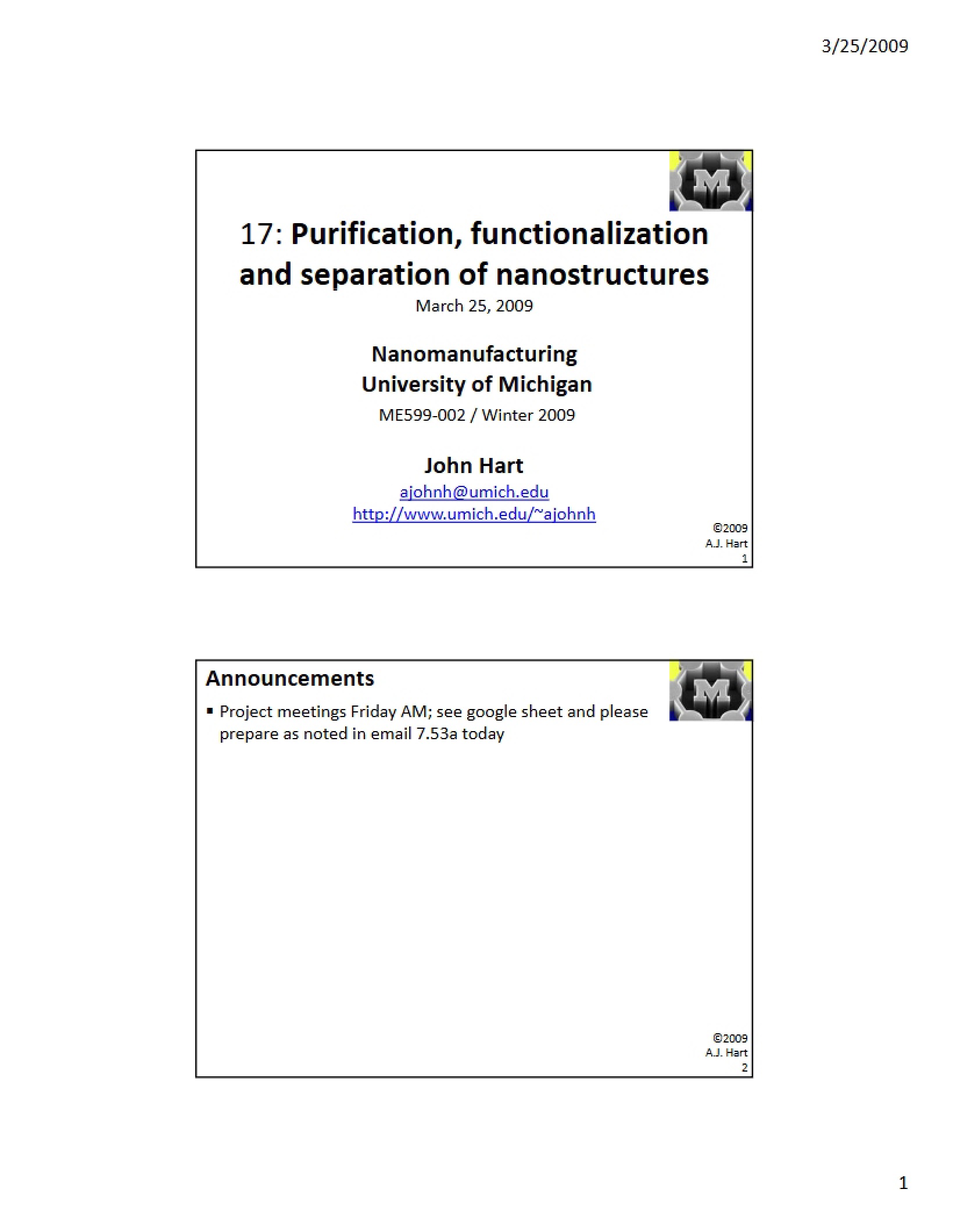 Nanostructure Separation, Purification, and Functionalization