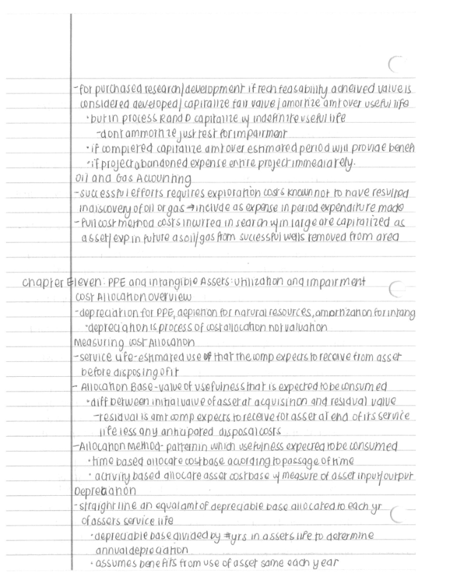 Class Notes