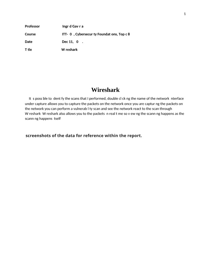 Guide to Wireshark
