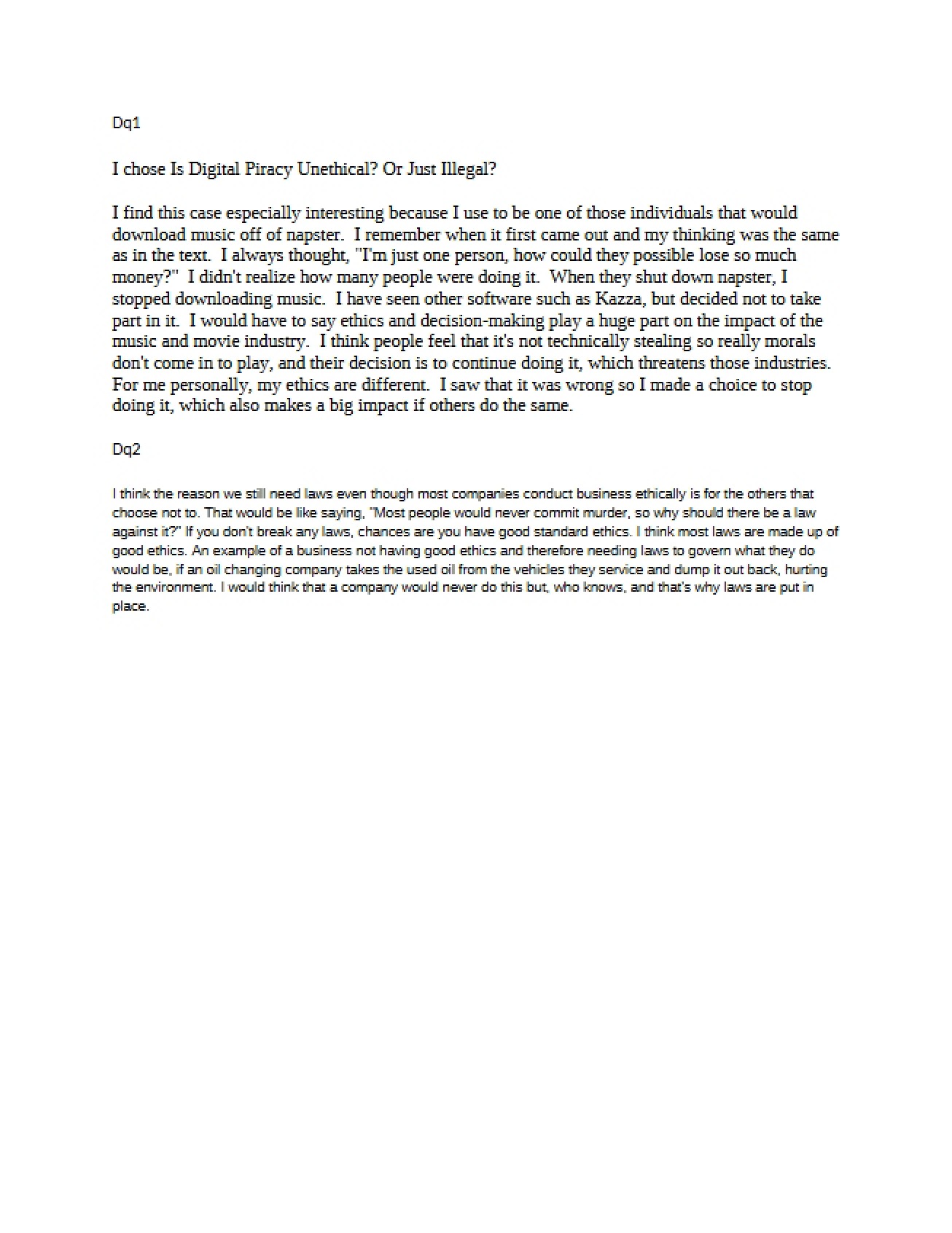 Ethics of Digital Piracy