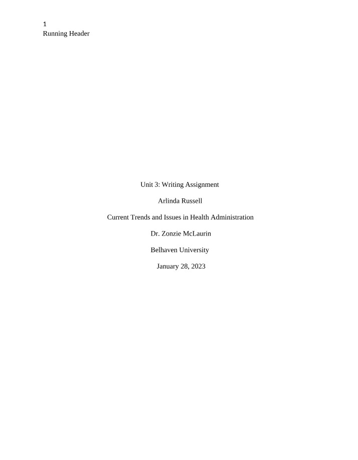 MSA608 - Current Issues and Trends