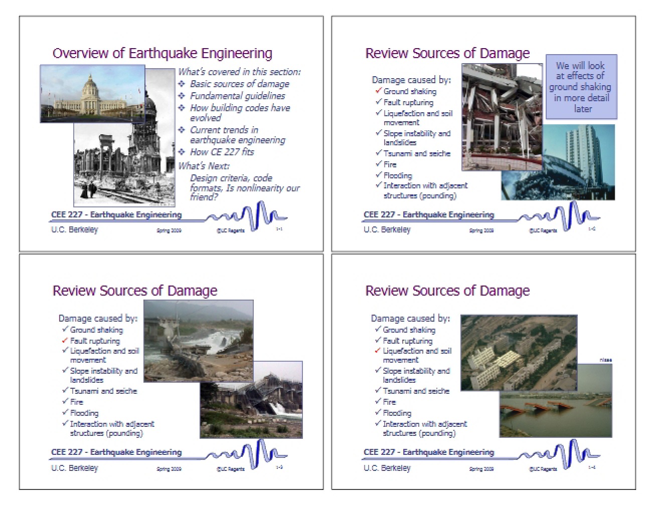 Earthquake Engineering Lecture Slides