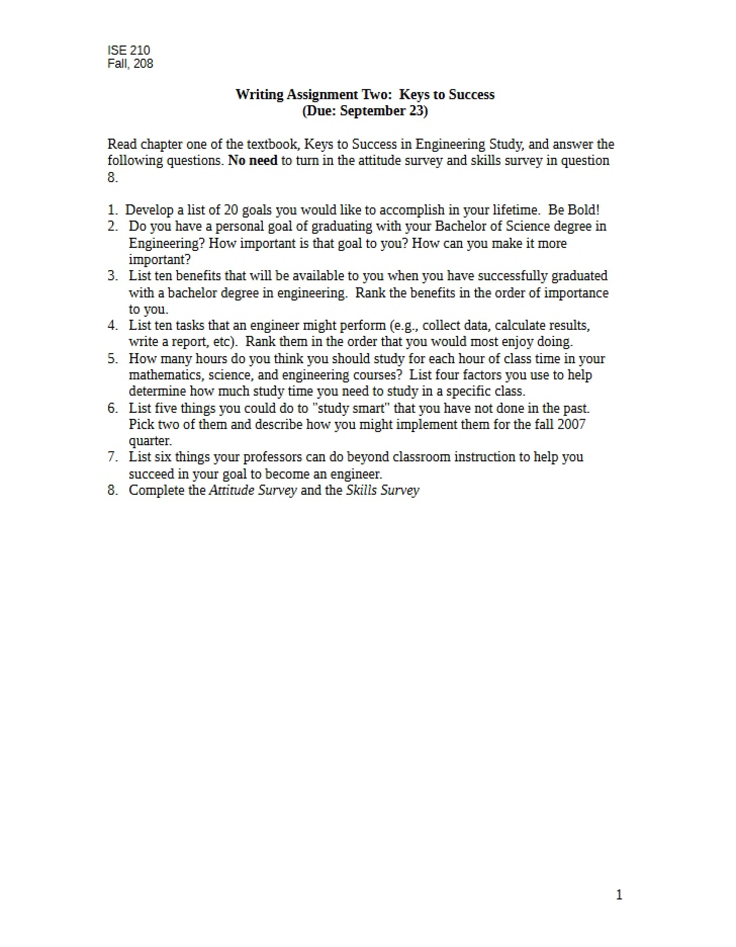 Course Assignment