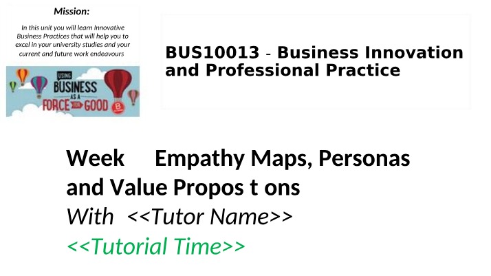 Innovative Business Practices for Success at University