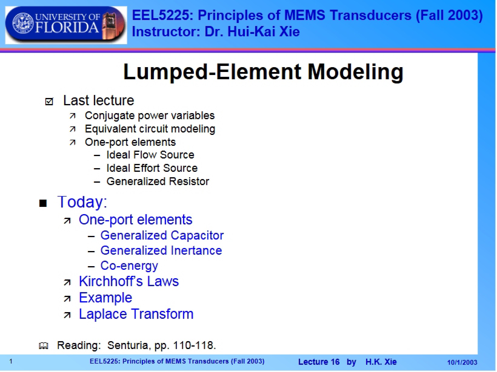 Lumped Element Model