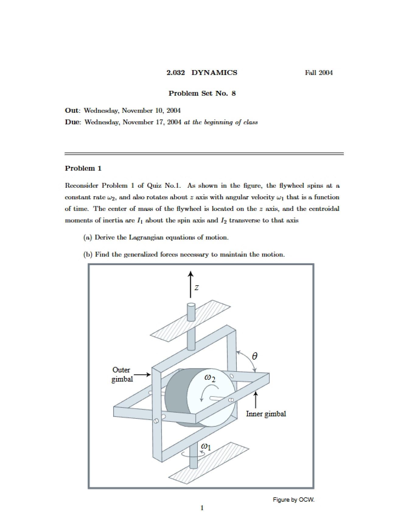 Problem Set Eight