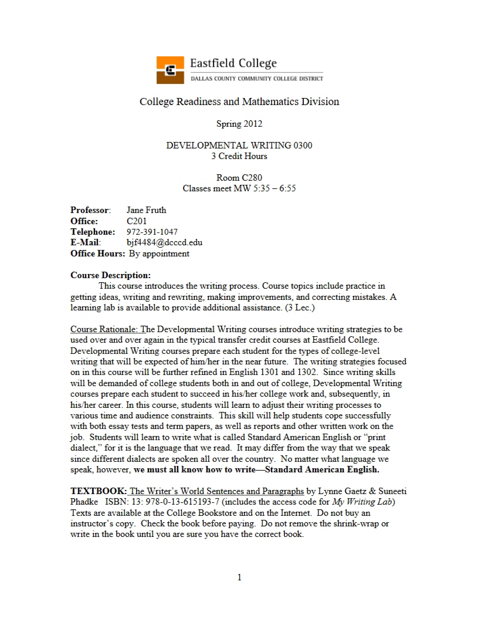 Syllabus