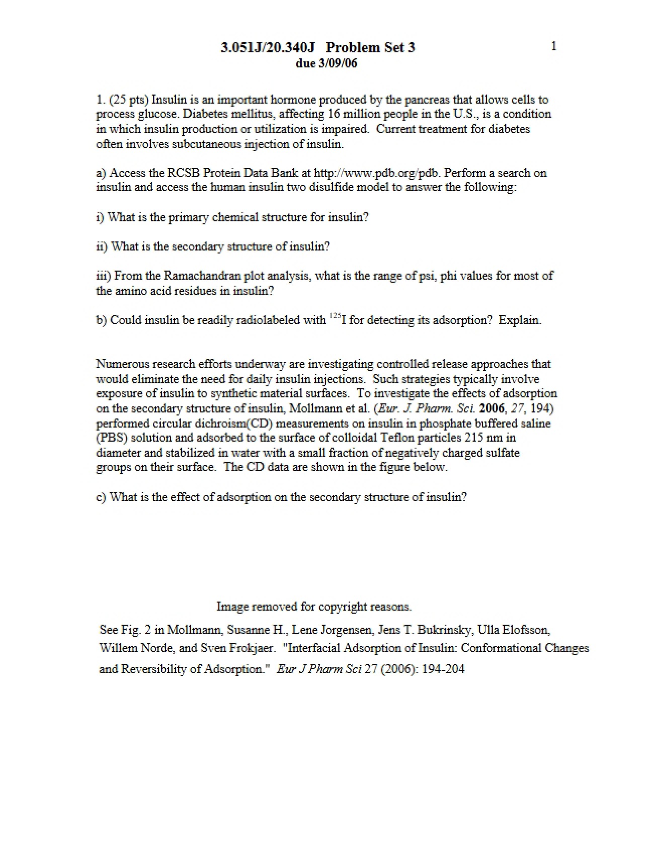 Set Three of Problems