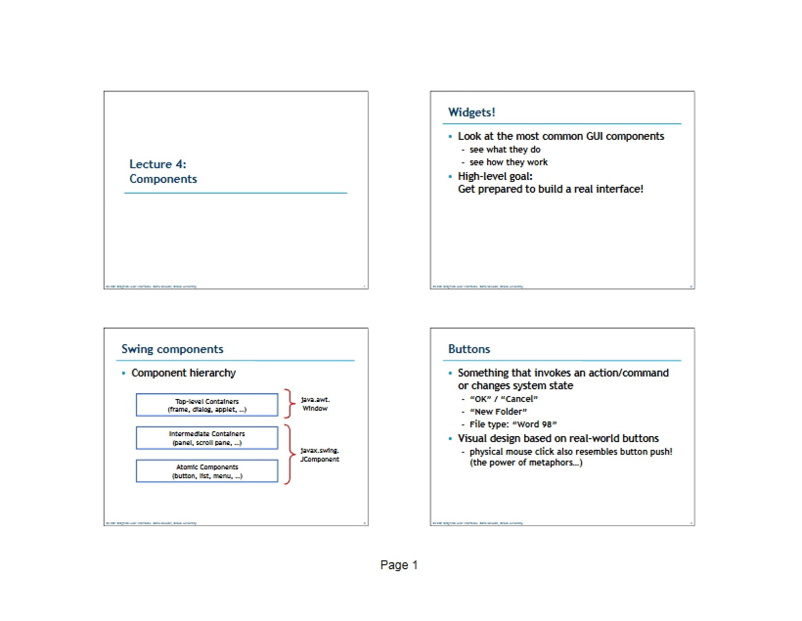 Lab 4 Graphical User Interfaces