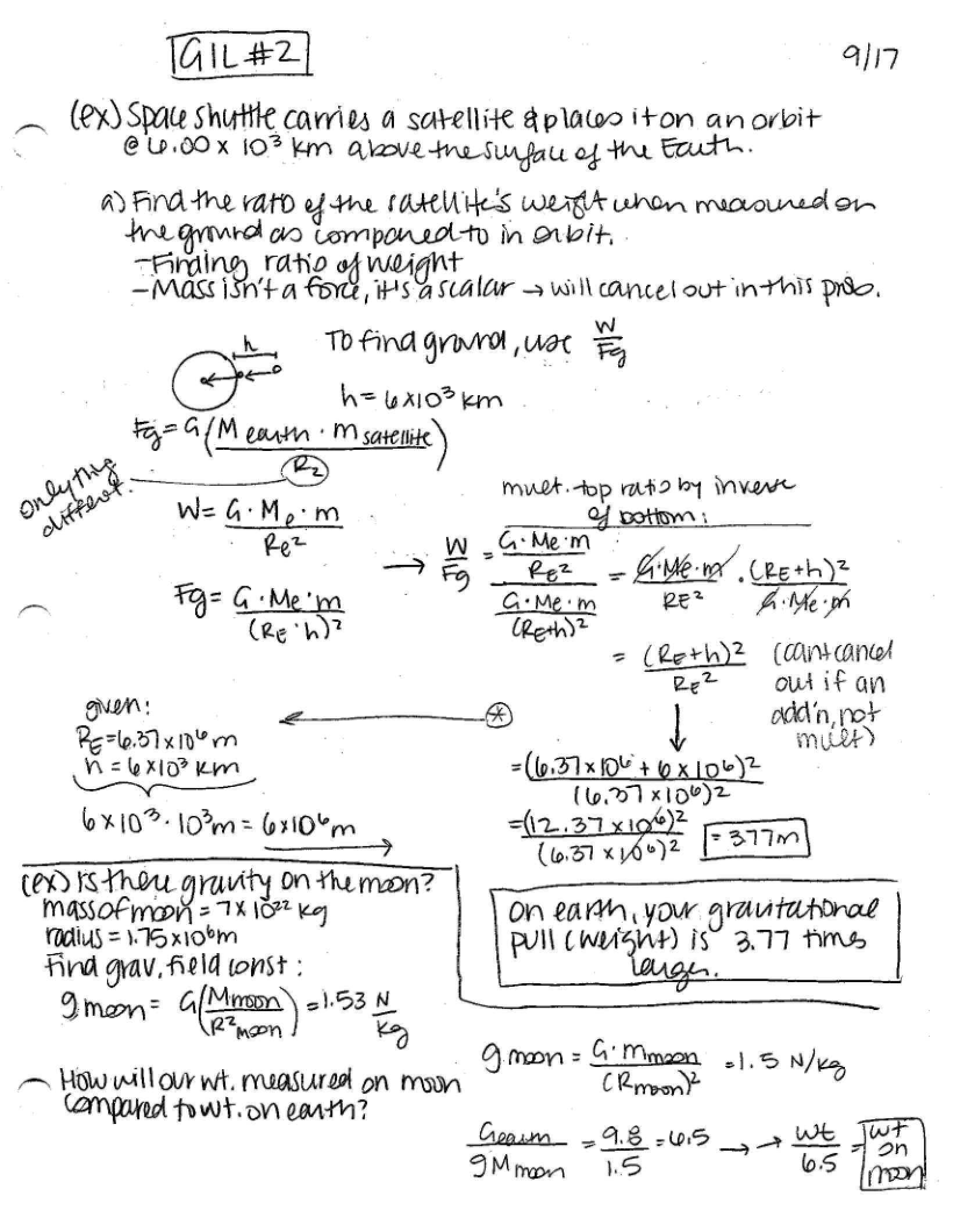 Physics Class Notes