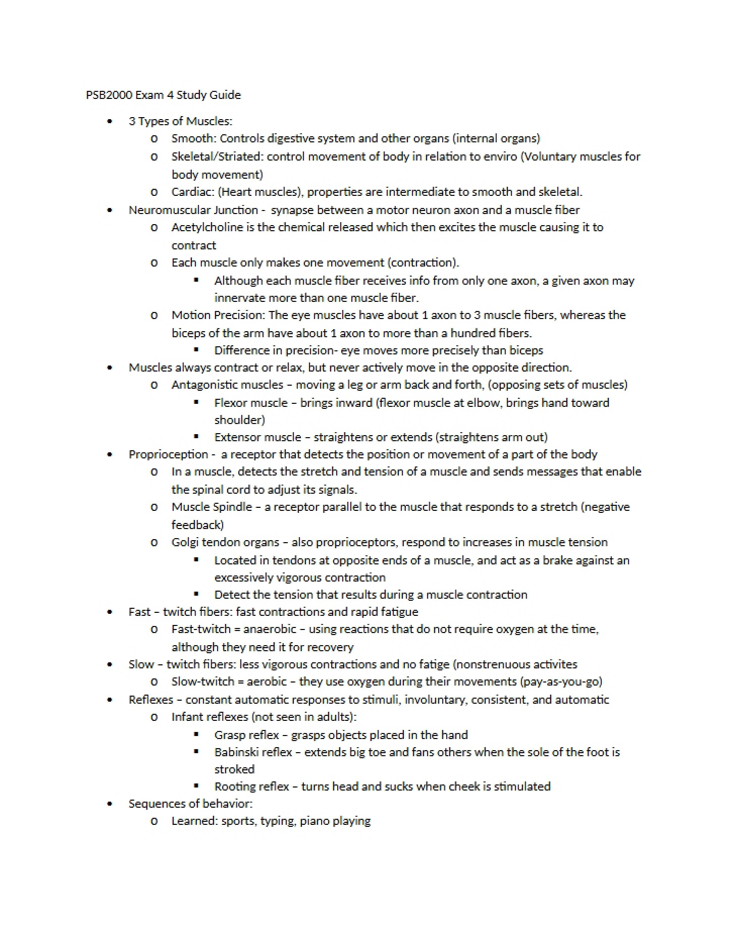 Fourth Examination