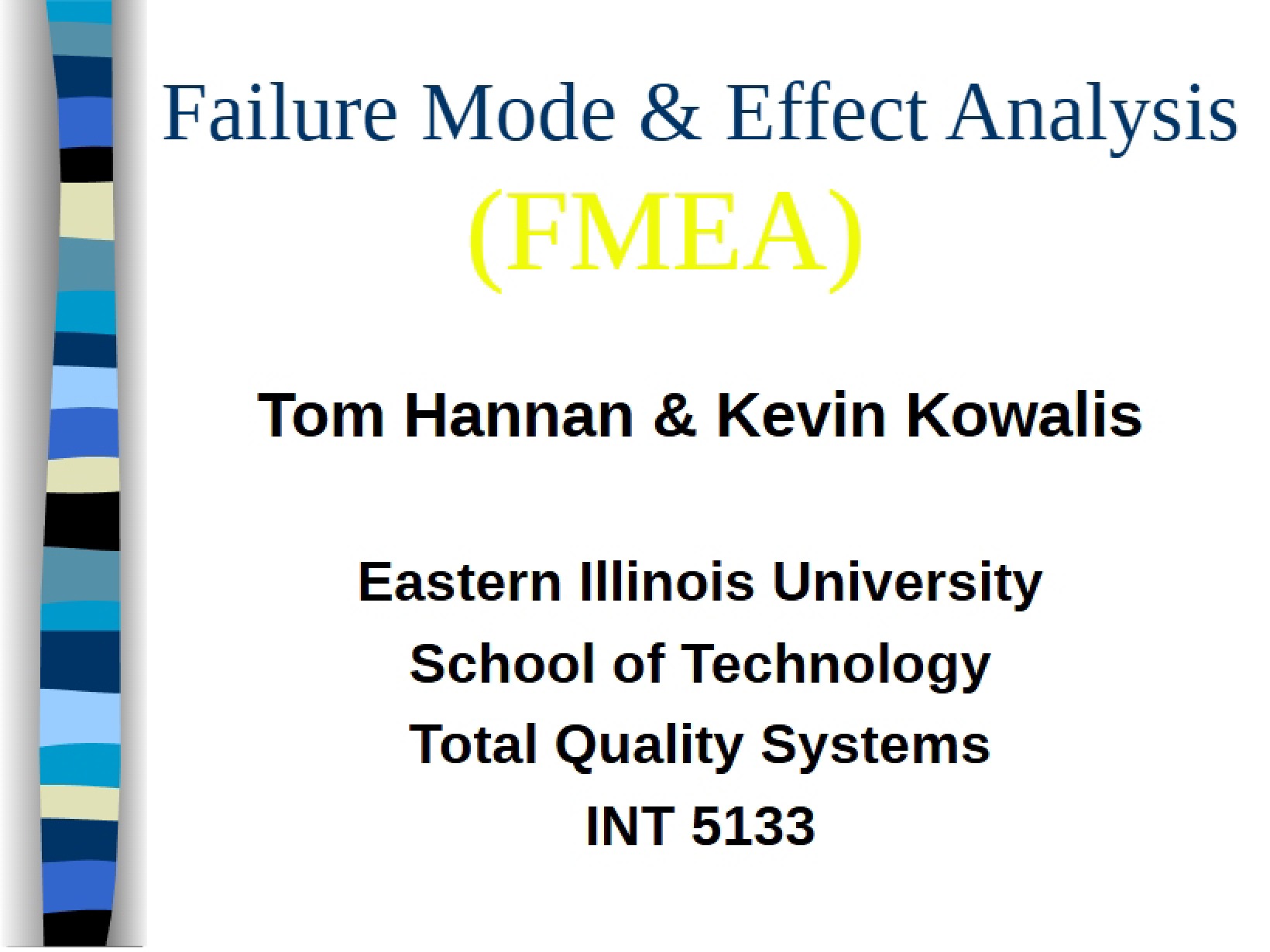 Failure Mode Notes