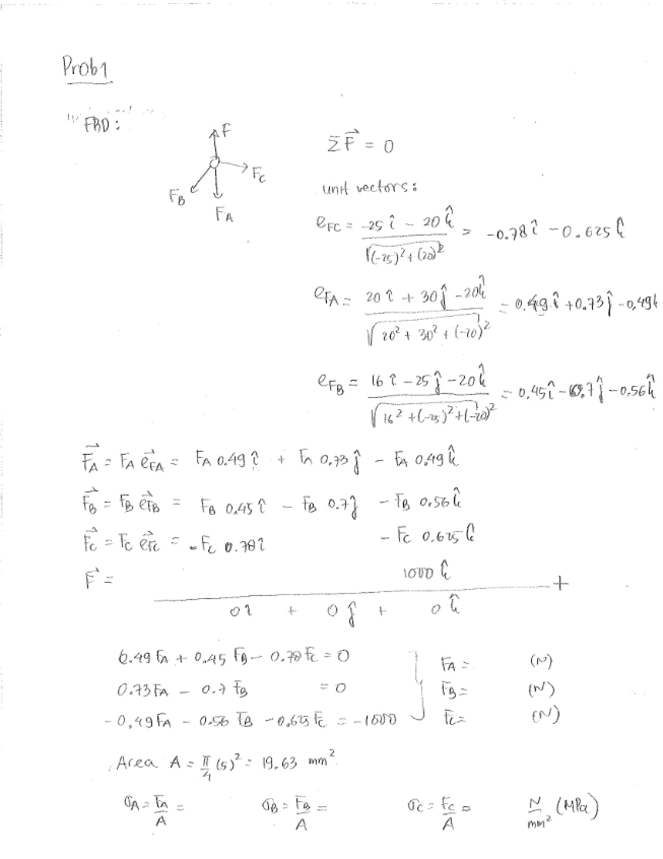 Solution to the First Homework from Spring 2013