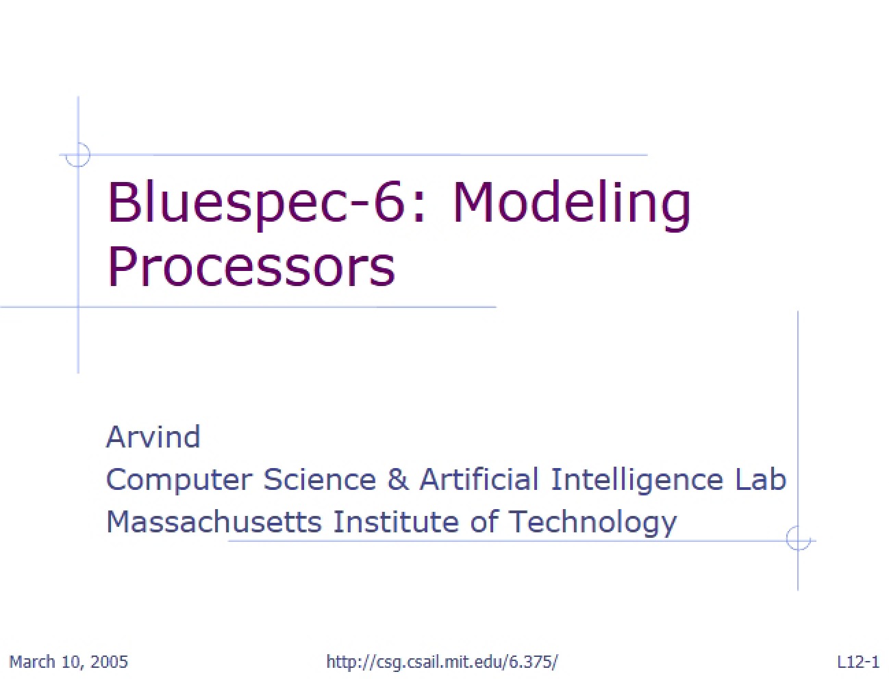 Techniques for Modeling Processors