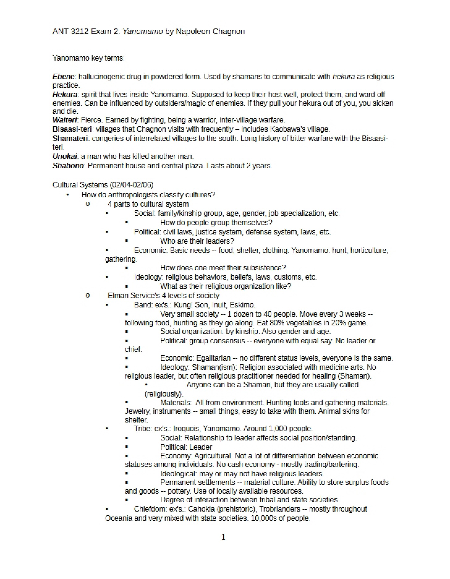 Evaluation Two