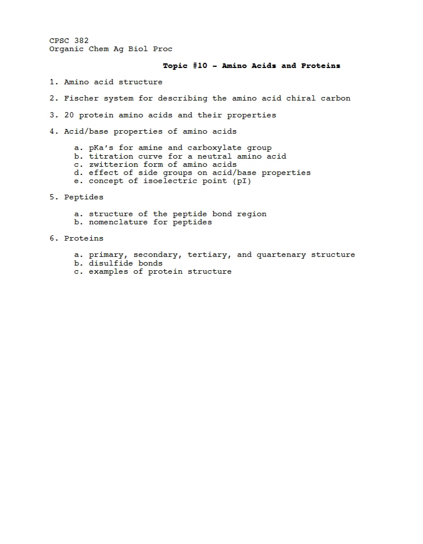 Tenth Topic for CPSC382