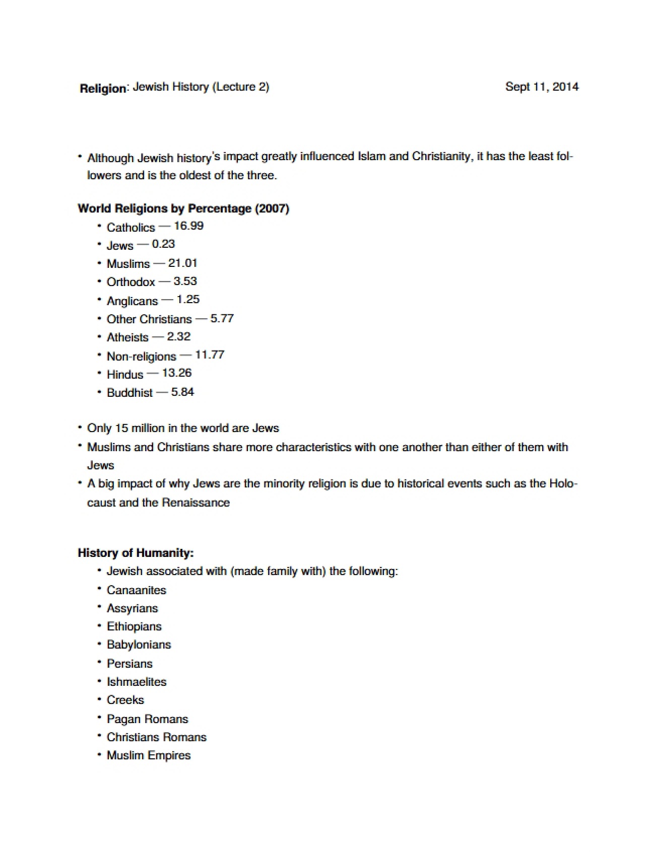 History of the Jewish People