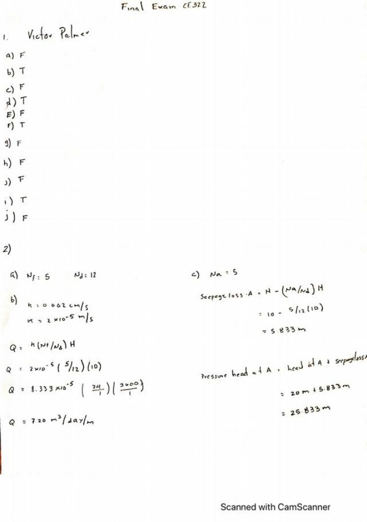 CE322 Final Exam