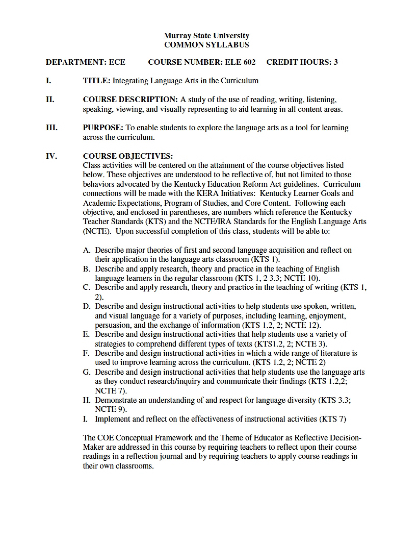 Syllabus