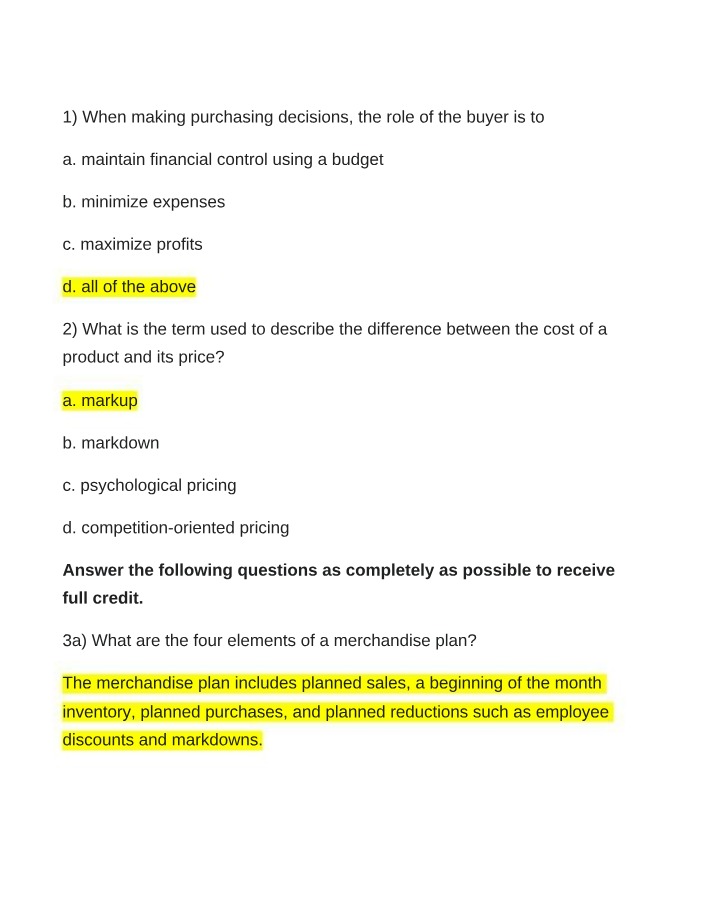 Maximizing Profits - The Role of the Buyer in Purchasing