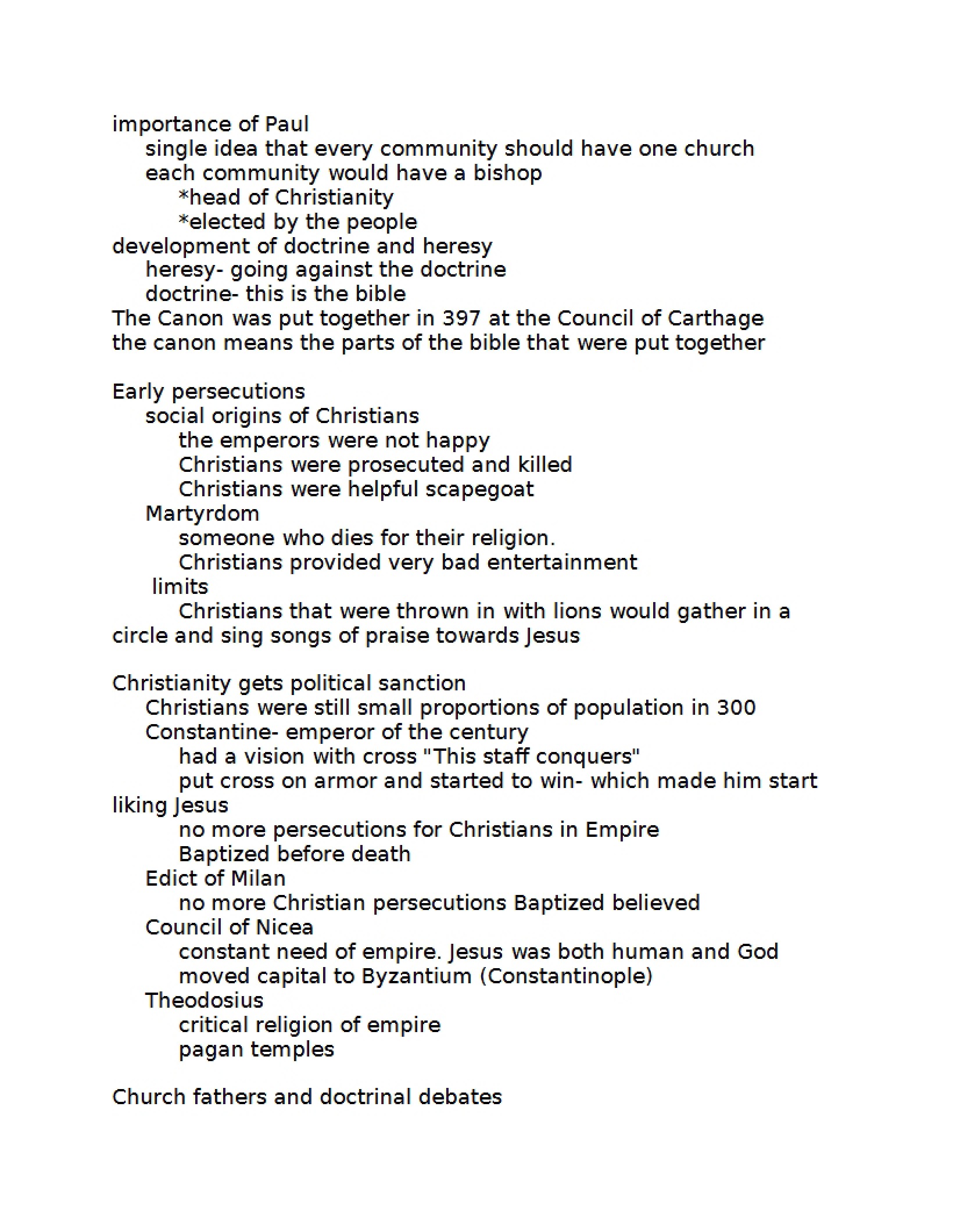 St. Paul Historical Context