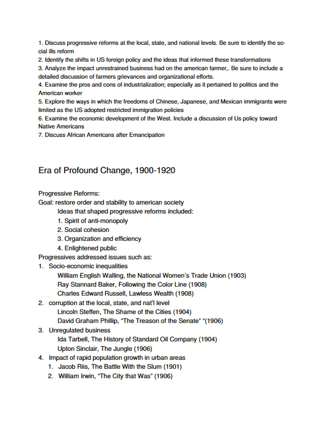 Period of Transformation