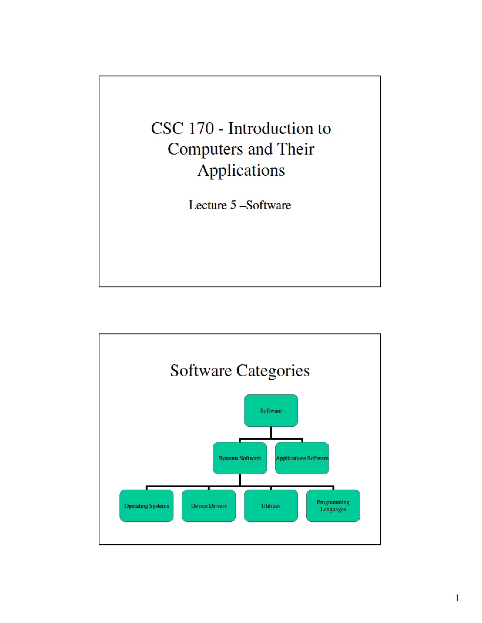 Software Applications
